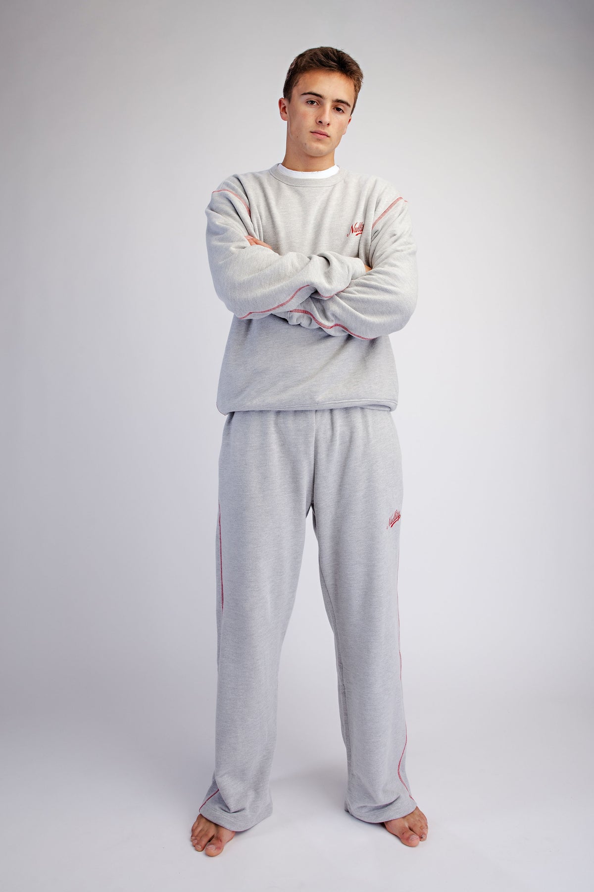 Heather Grey 2-Way Reversible Pants